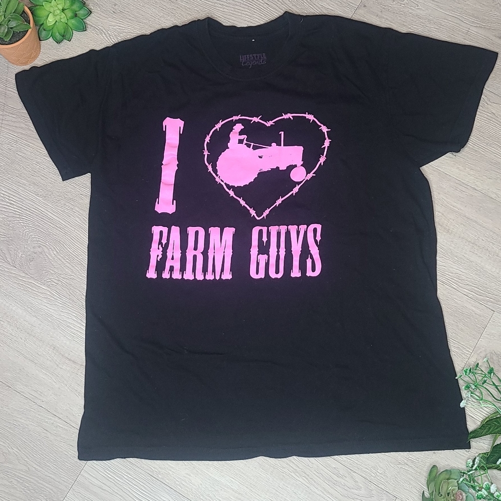 I love farm guys tshirt